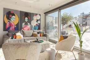 Luxury Acropolis View Apartment-Living Stone Black Pearl